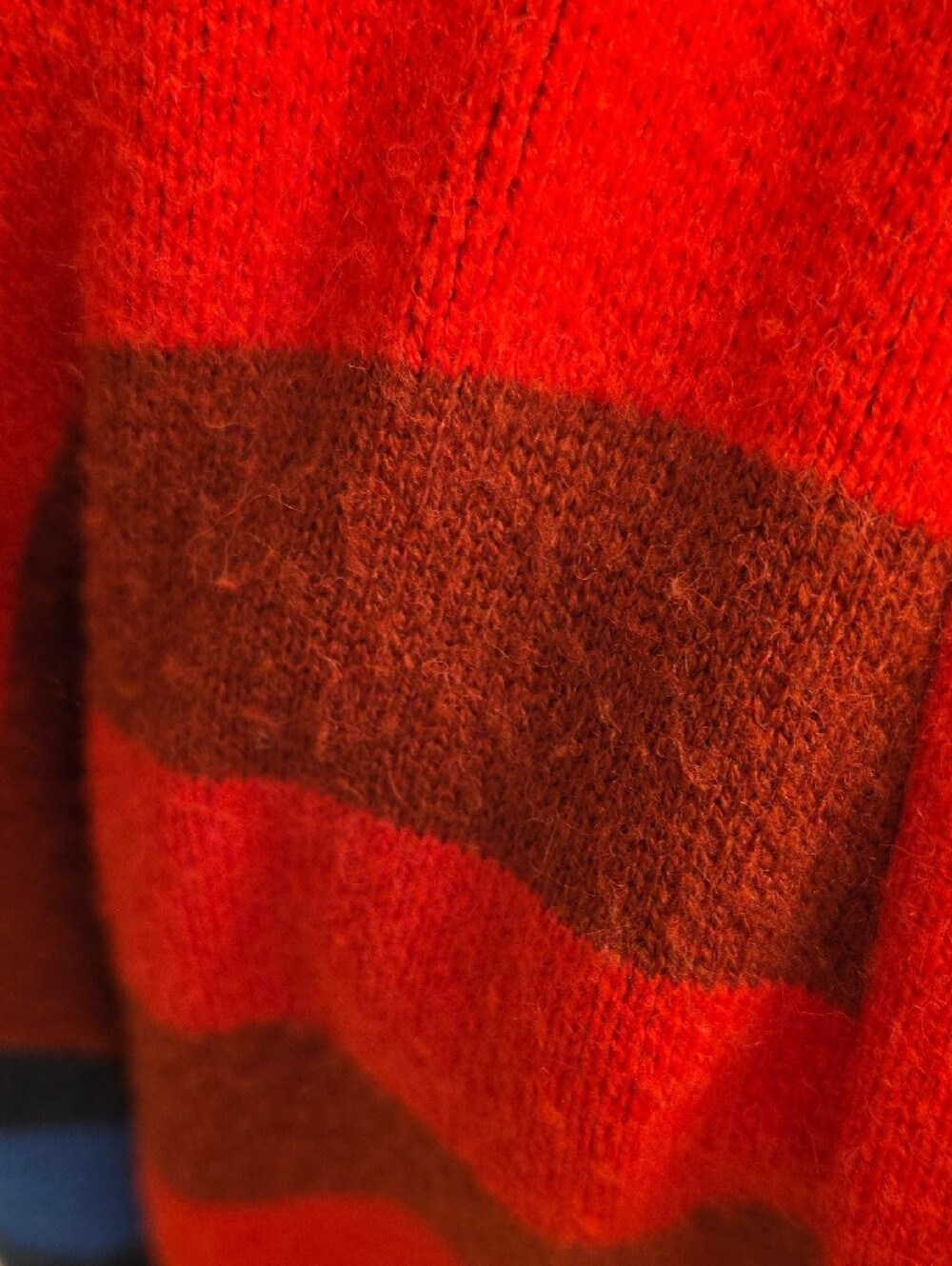 FARM Rio Red & Blue Patterned Knit Cardigan - Picture 5 of 7
